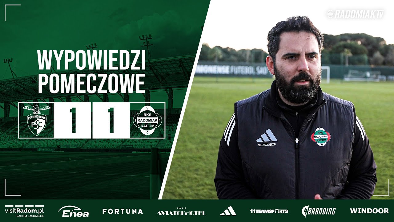 Trener Gonçalo Feio oraz Rafał Wolski po meczach z Portimonense i SC Farense