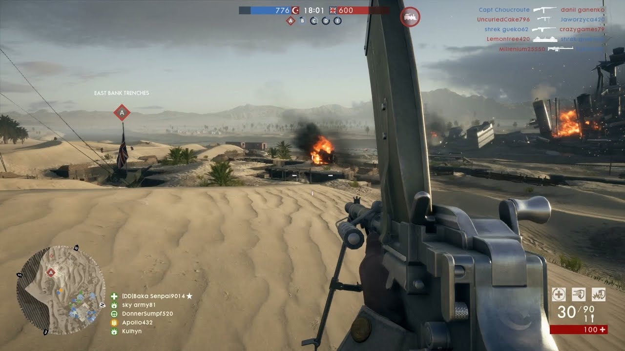 Battlefield 1: Conquest Gameplay (No Commentary)