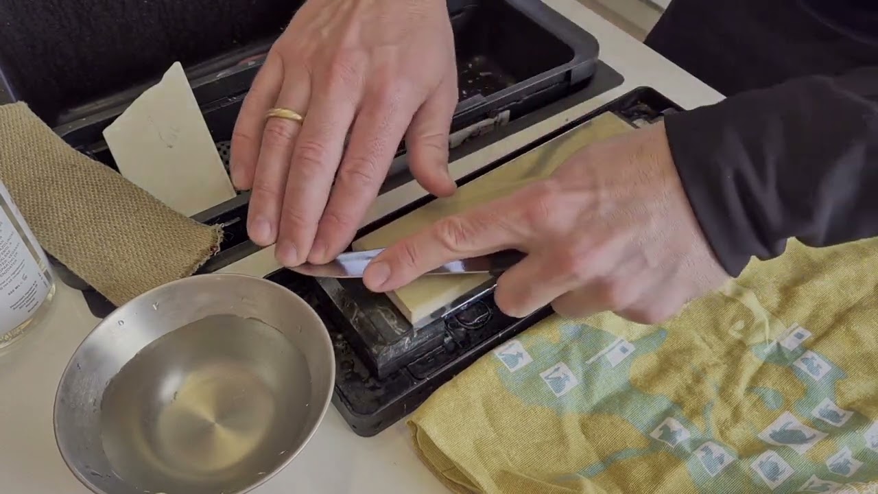 Ardennes Coticule #Knife_Sharpening #Razor_Honing