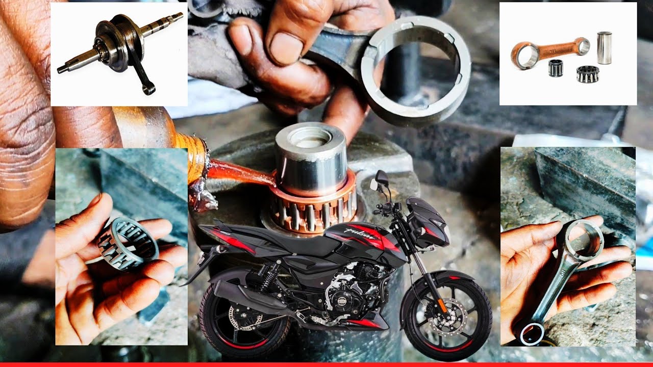 Crank Assembly Repair | Bajaj Pulsar 150 | Light machine work | MB ROD | Bikerz world service