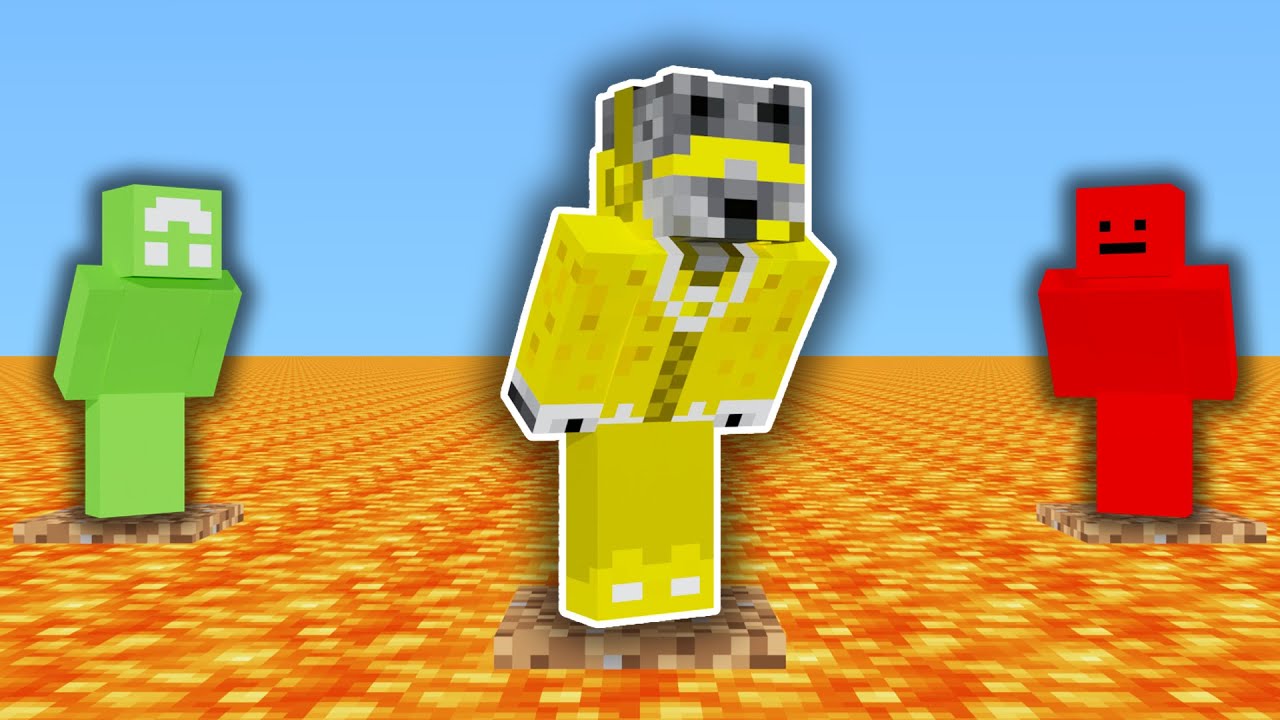 Minecraft Manhunt, But The Floor Is Lava...