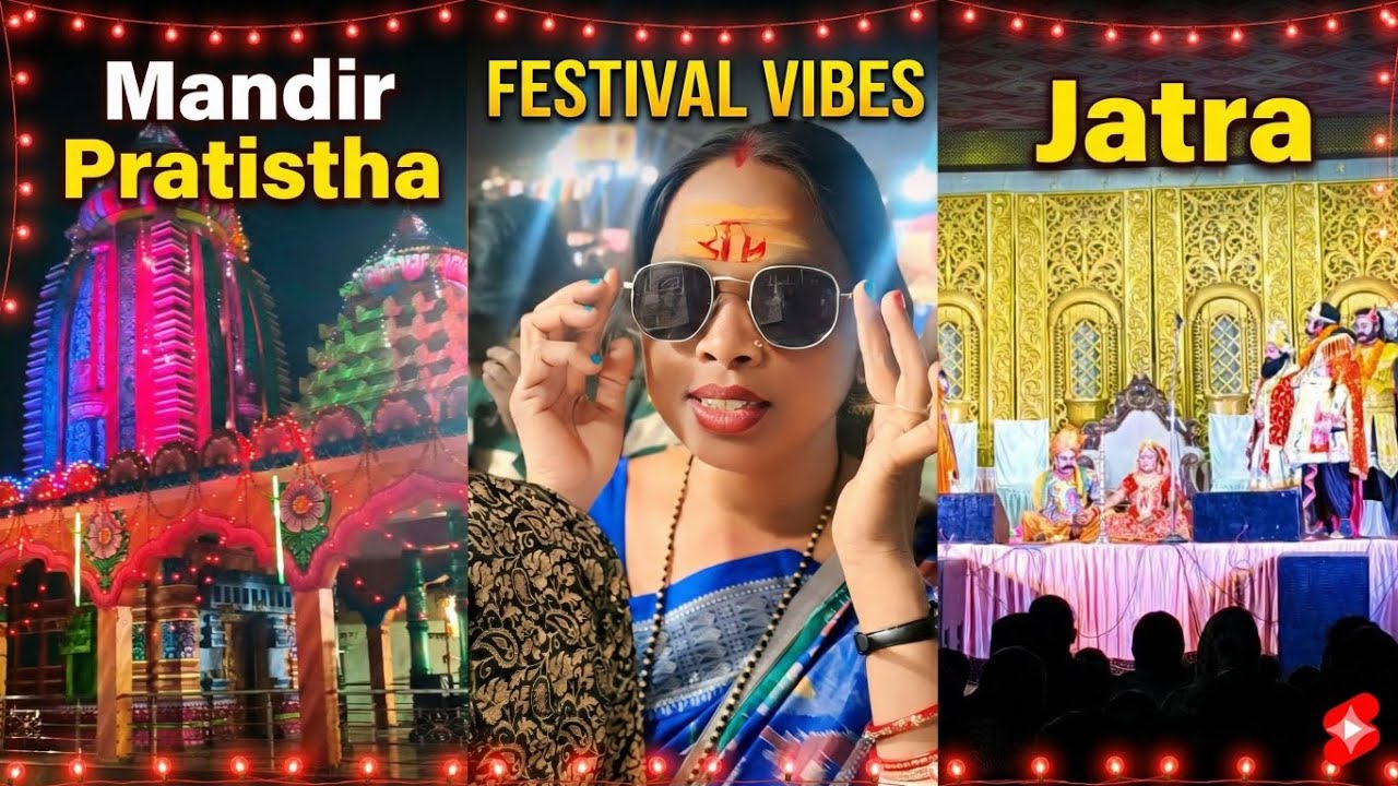Mandir Pratistha ne Kana dekhbar padla😄😃