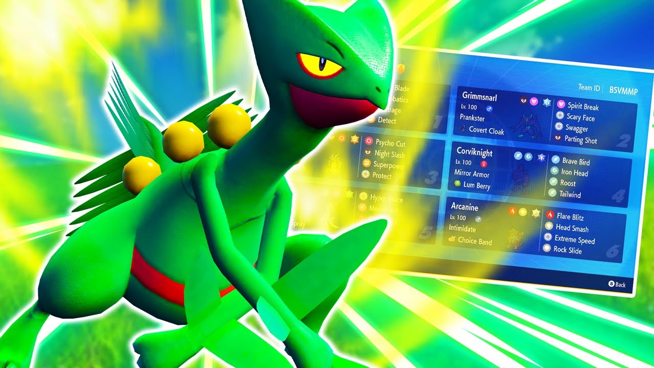 MIRROR HERB UNBURDEN SCEPTILE IS YOUR WORST NIGHTMARE in VGC 2024 Regulation H