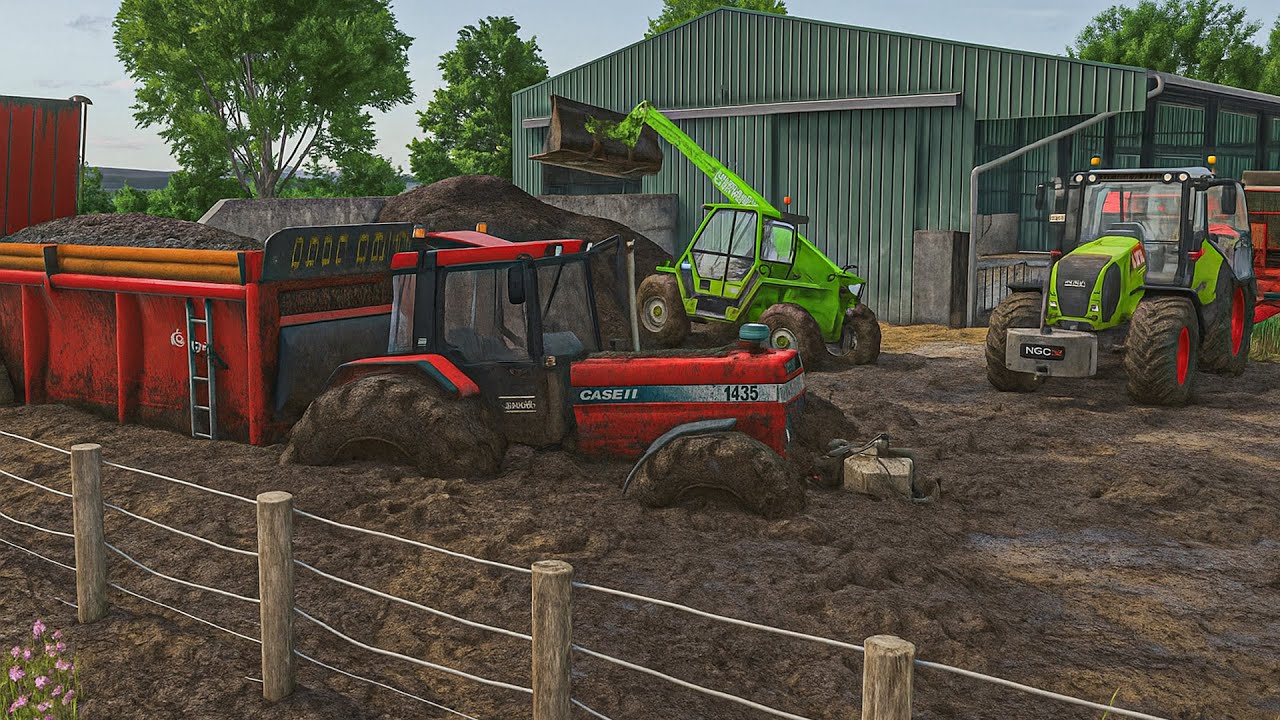 CONDITIONS DIFFICILES à la Ferme ! Tracteurs Embourbés | Farming Simulator 25 Roleplay