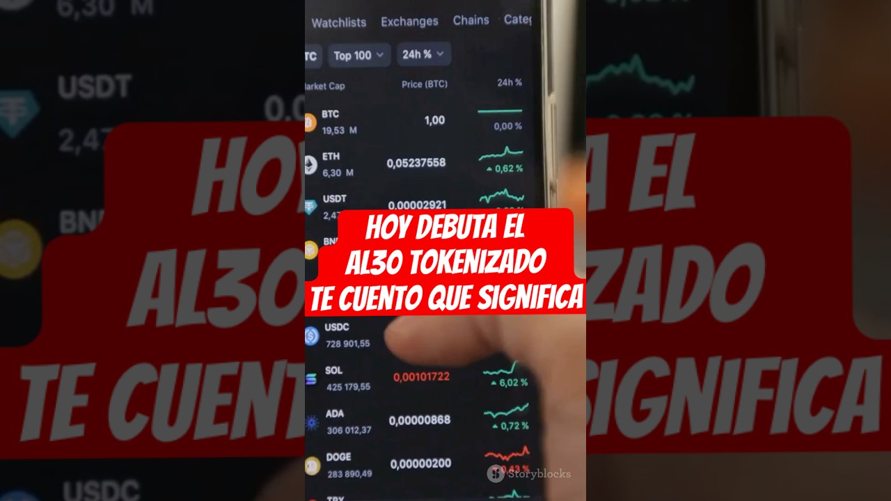 Elecciones 2025: El debut del AL30 tokenizado