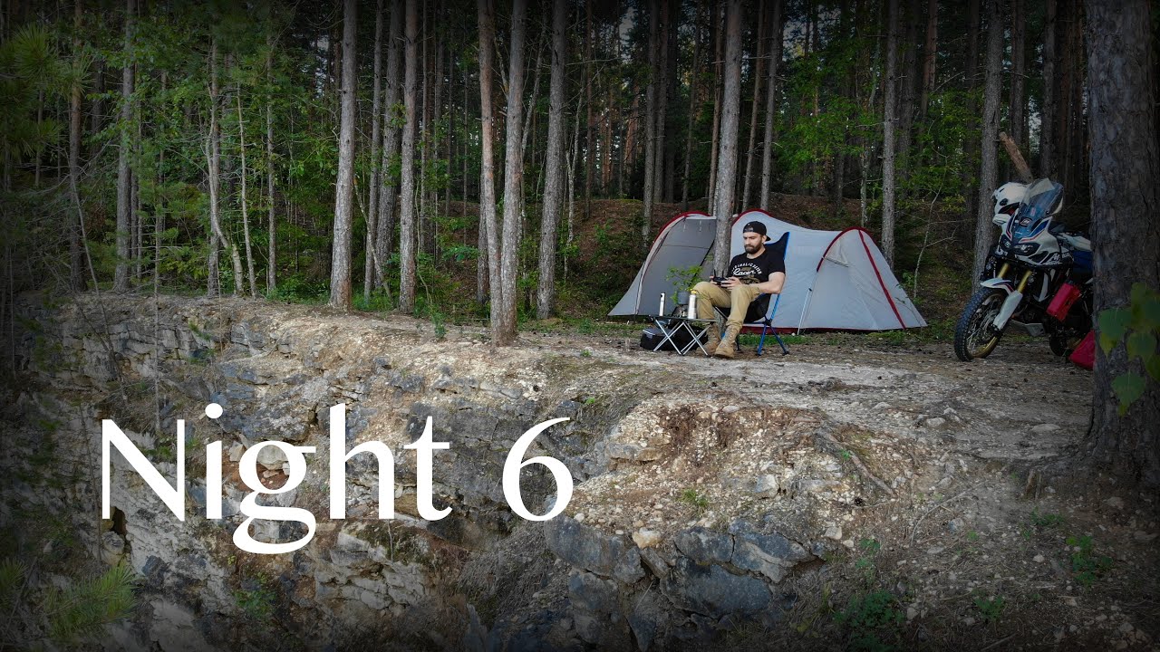 Сamping On Тhe Cliff | Nature ASMR | Pine Forest | Climbing Spot