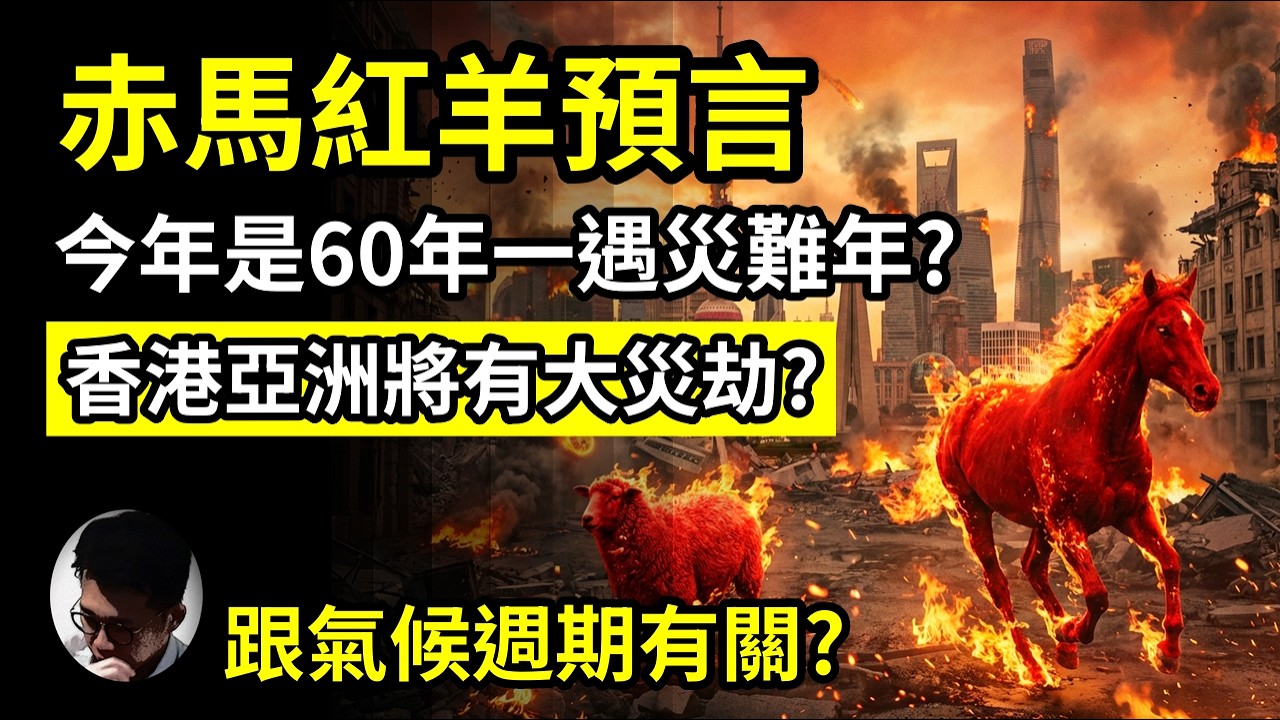 「赤馬紅羊預言」香港亞洲將有大災難? 聖經都有赤馬預言? 2026馬年是60年一遇災劫年? 跟氣候週期有關?  過往國內革命浪潮與朝代更替跟「赤馬紅羊」有關? 如何拆解背後的真相? 【上帝的信徒】