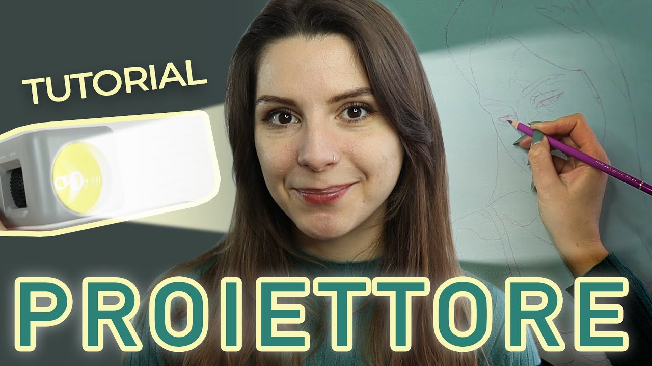 COME USARE IL PROIETTORE per trasferire disegni su tela e carta