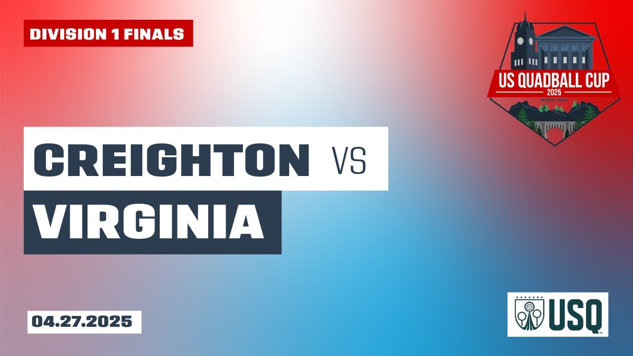 Creighton vs. Virginia - 2025 US Quadball Cup - Division 1 Final