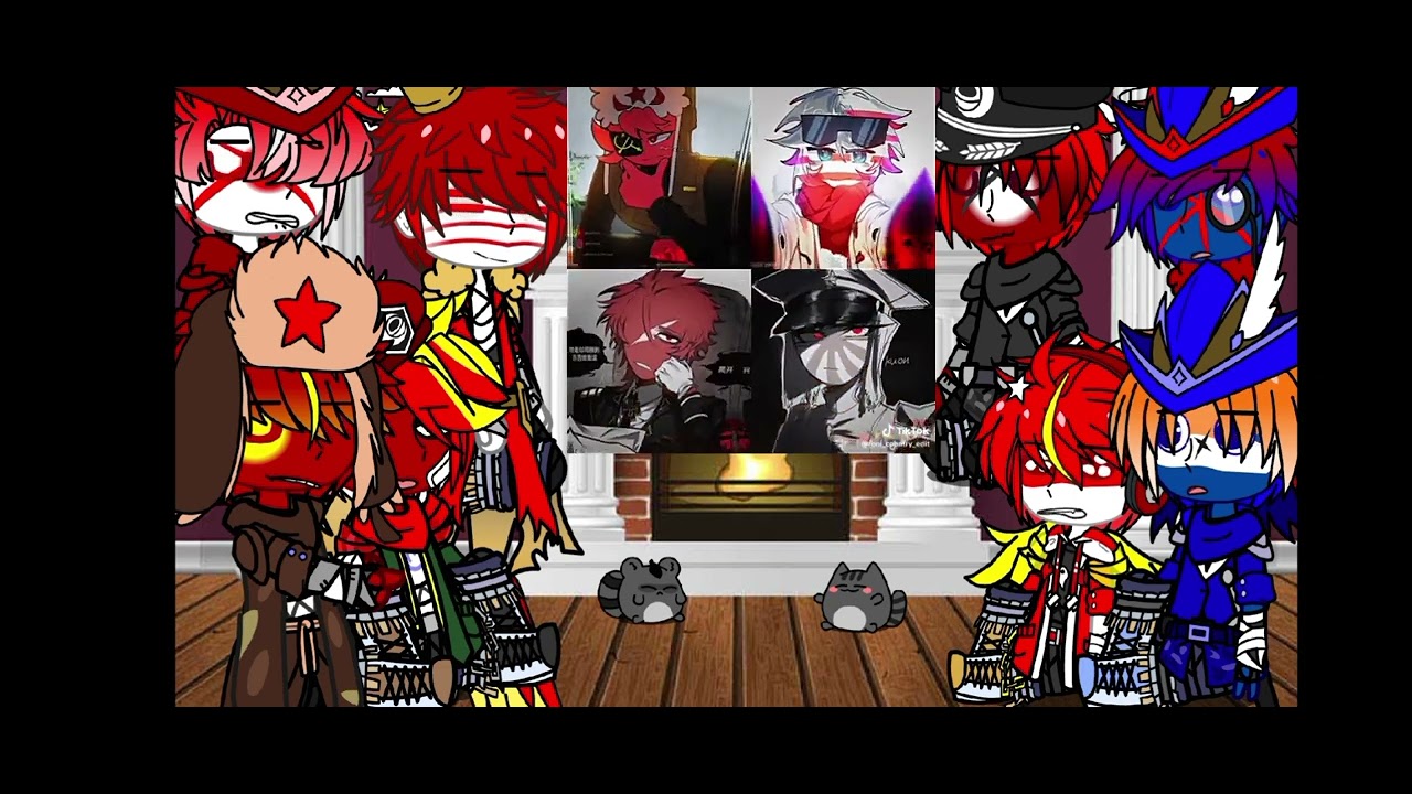 Past countryhumans react to???? (Gacha club🇮🇩) 