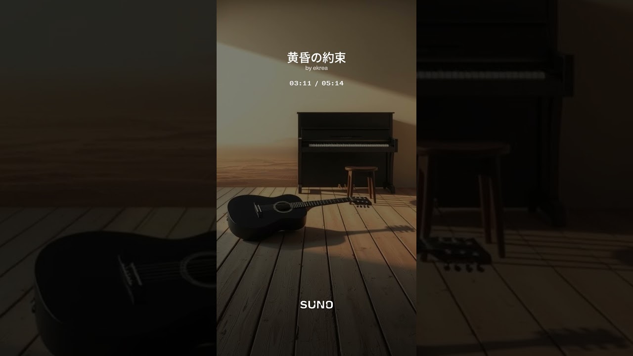 黄昏の約束　#ロック　#Jポップとロック融合　#室内楽　#suno 　©️2025𝑬𝒌𝒓𝒆𝒂
