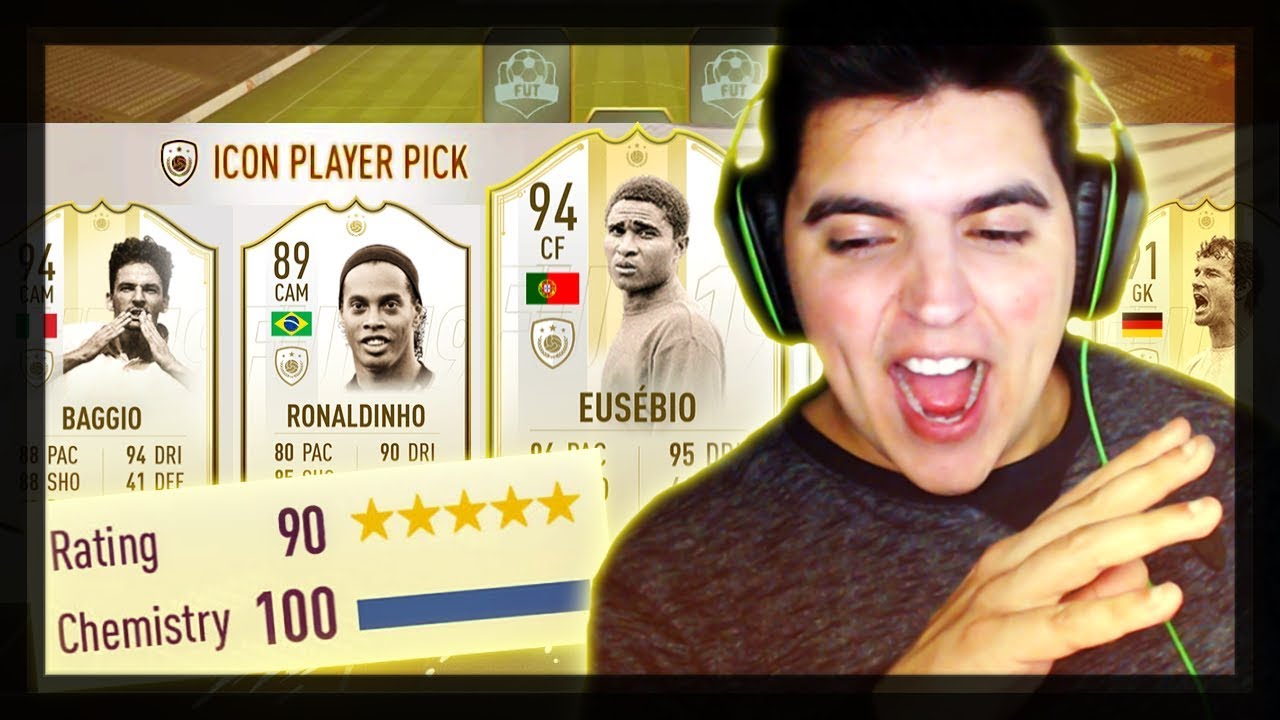 O EUSÉBIO NÃO RESOLVE TUDO NO DRAFT | FIFA 19
