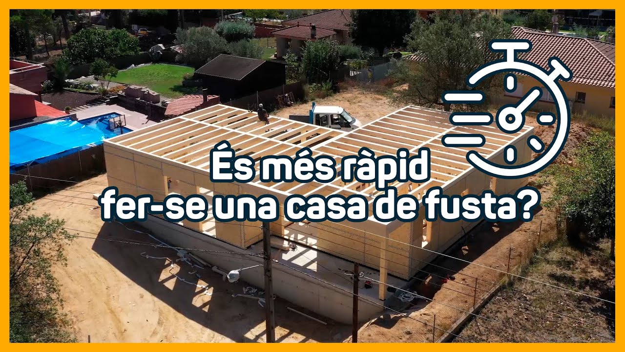 Quant es triga a construir una casa de fusta?