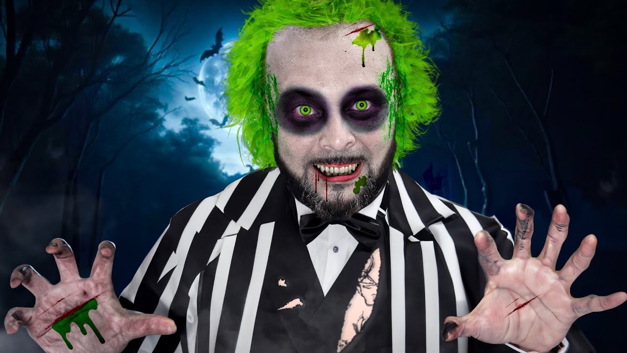HE TURNED INTO BEETLEJUICE…