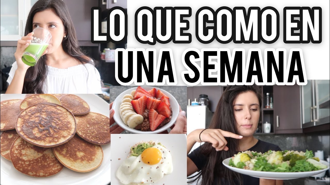 LO QUE COMO EN UNA SEMANA 2