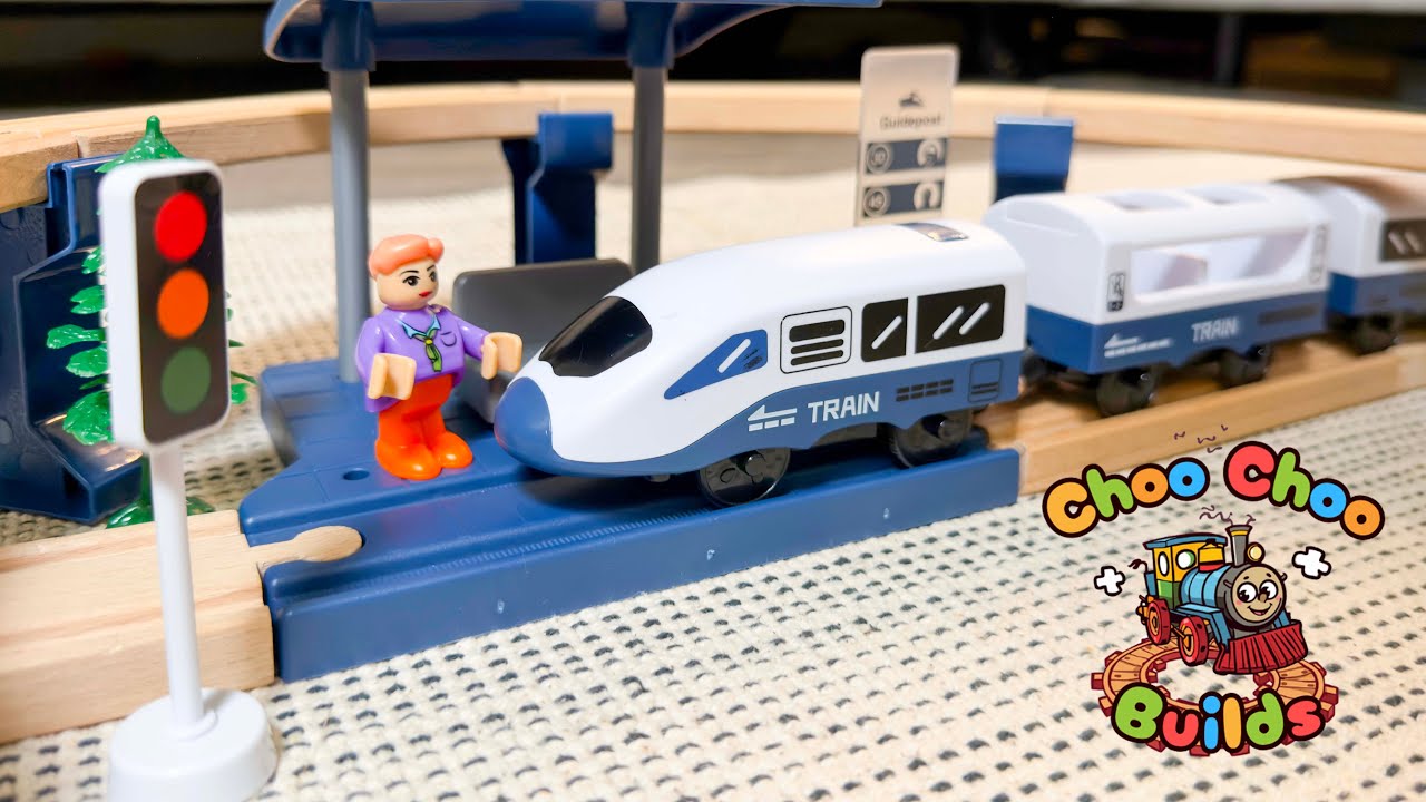Choo Choo Builds 🚂 | Satisfying Train Track Assembly