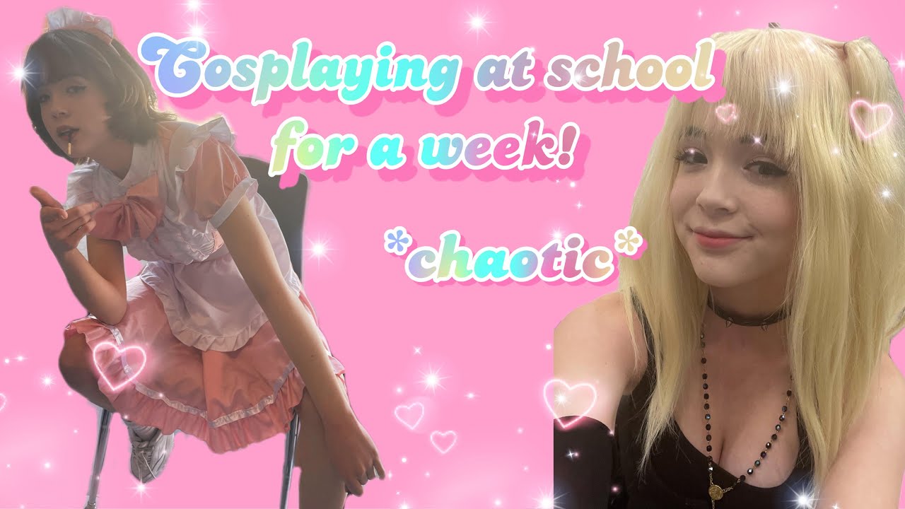 Cosplaying all week at school!!