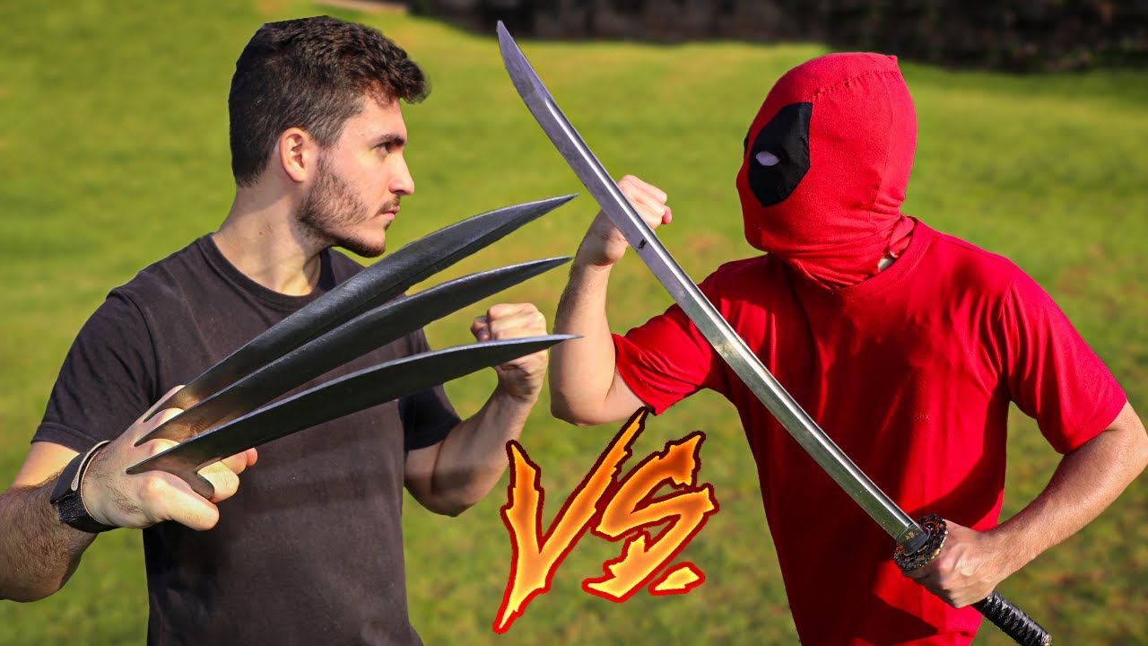 GARRA do WOLVERINE vs KATANA do DEADPOOL - Qual é a MELHOR ARMA?