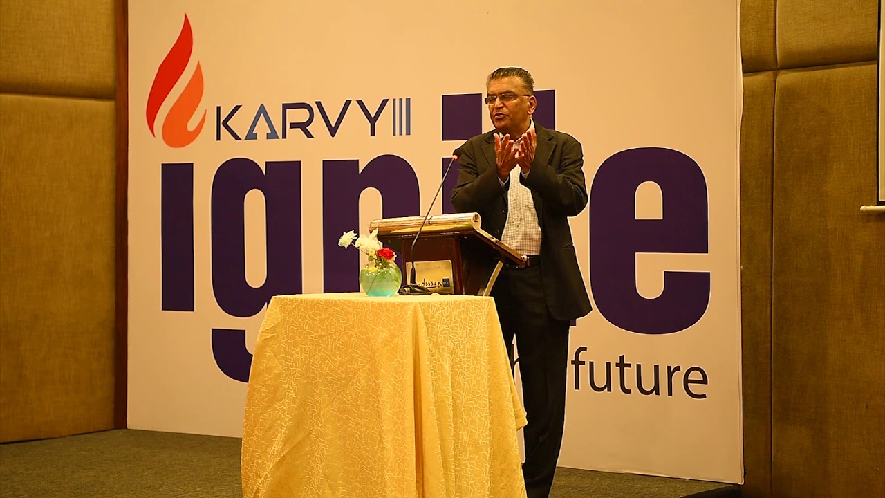 Mr. C. Parthasarathy, Chairman, Karvy Group speaking at IGNITE 6 (Part 3)