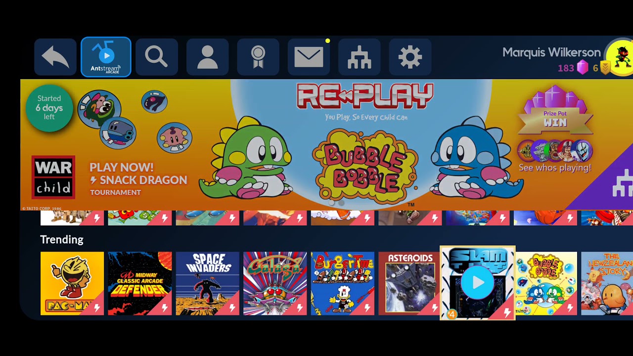 Antstream arcade. Play retro games legally for free