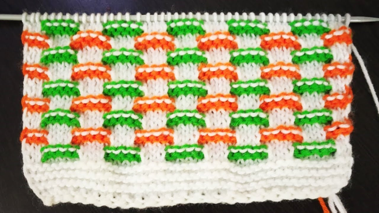 Very Beautiful Multi Colour Sweater Pattern (In Hindi)