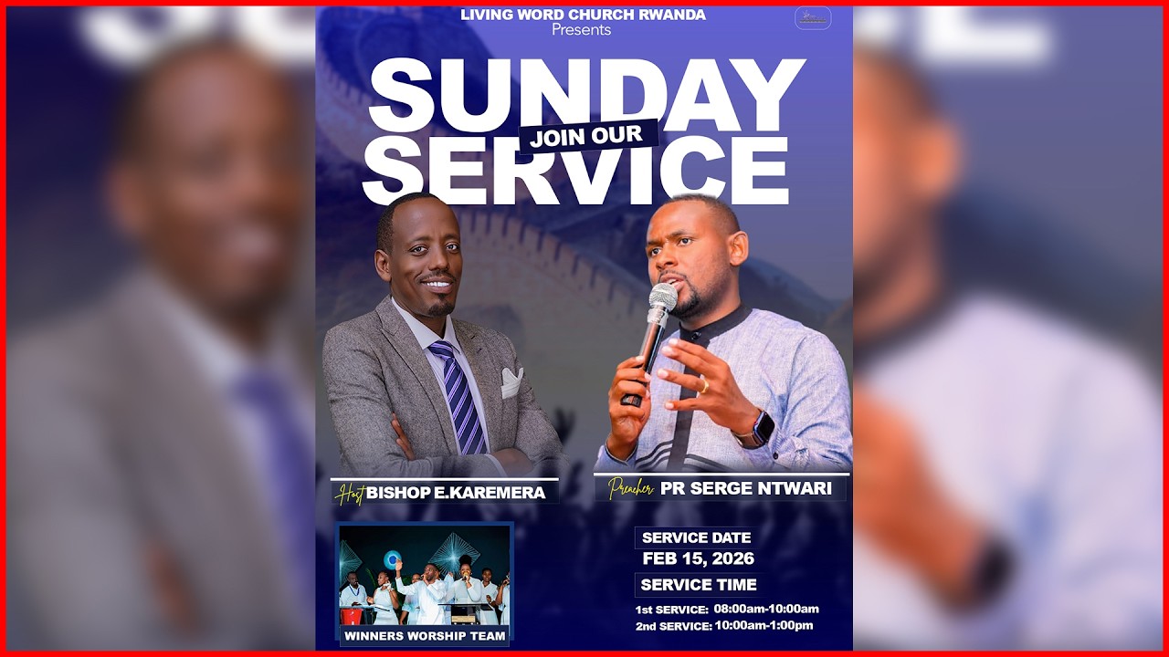 SUNDAY 1st SERVICE ||Feb15, 2026 - WITH BISHOP E.KAREMERA