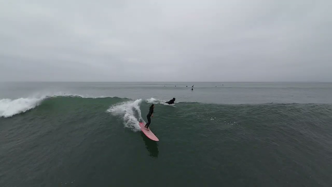 12/31/24 Swamis Surf Spot in Encinitas Ca Complete Raw Unedited Drone Surfing Footage