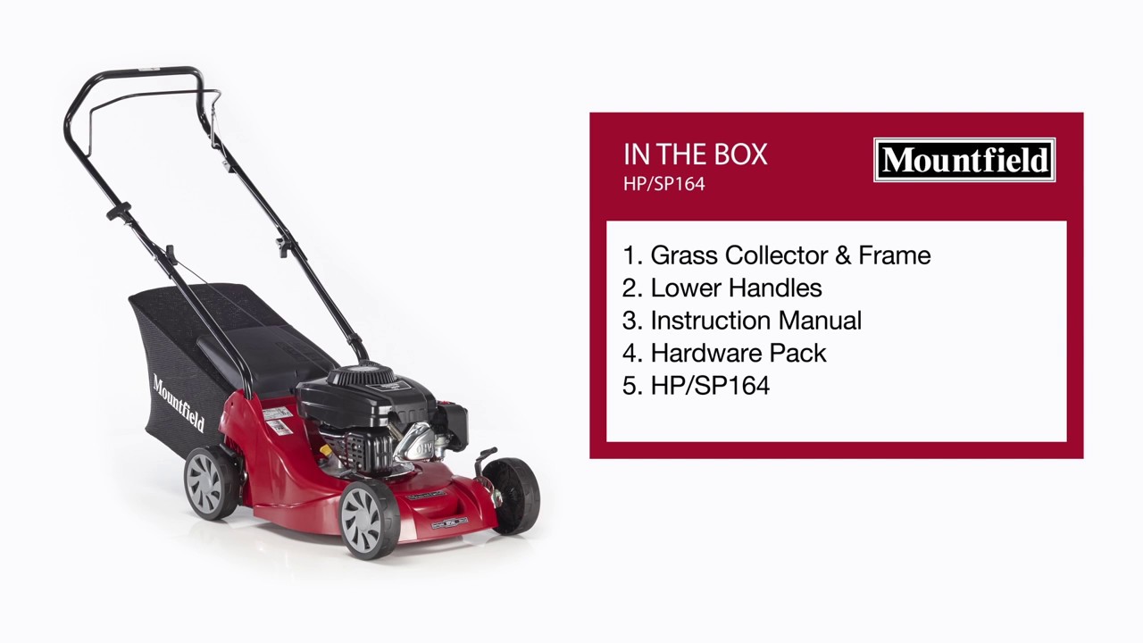 Assembly of Mountfield HP/SP 164