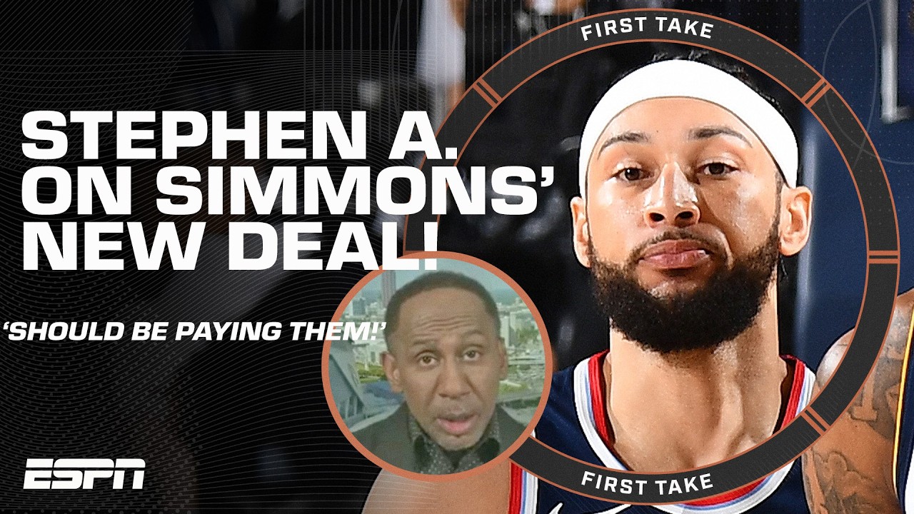 Stephen A. on Ben Simmons' new deal with Sacramento: He should be paying THEM! 😬 | First Take