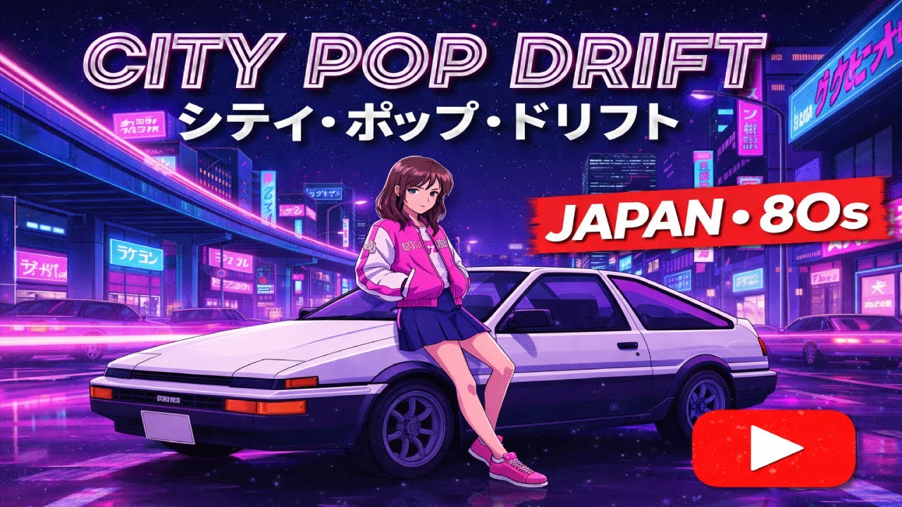 🎧 Japanese City Pop 80s inspired by Tokyo nights and nostalgia.