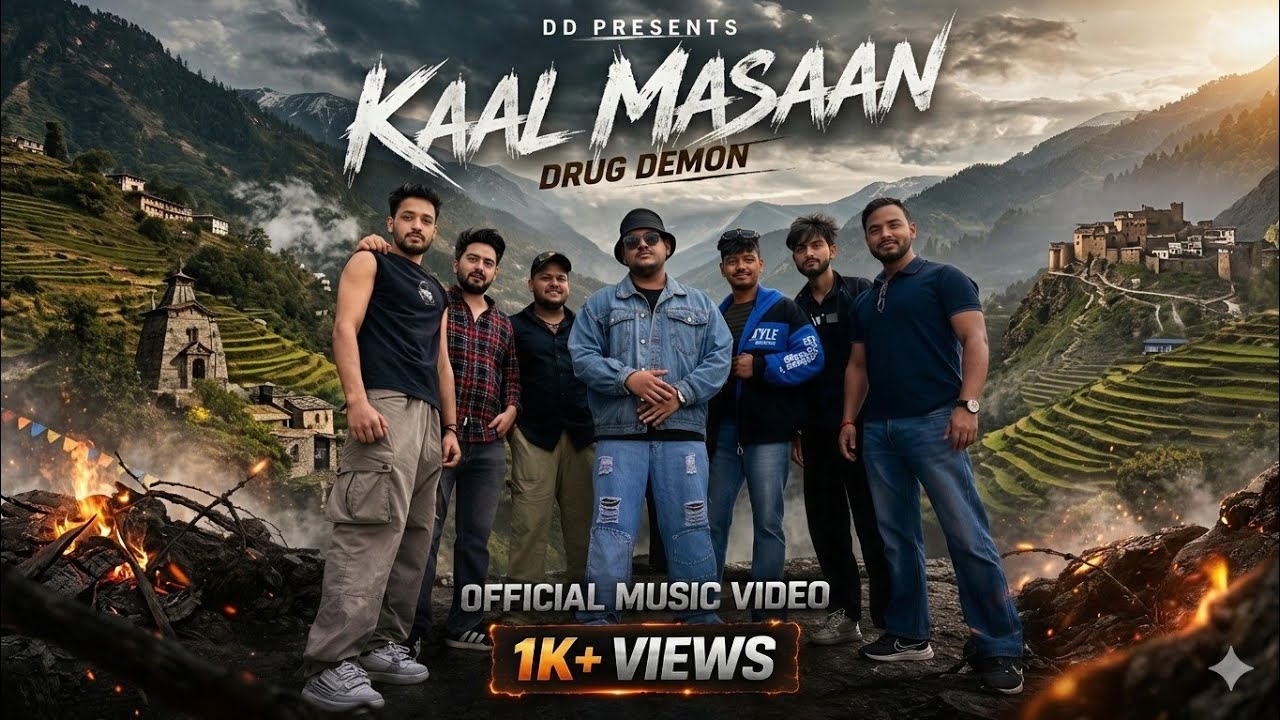 DRUG DEMON - KAAL MASAAN | LATEST KUMAUNI RAP SONG  OFFICIAL MUSIC VIDEO | PROD BY - @VIBHORBEATS 