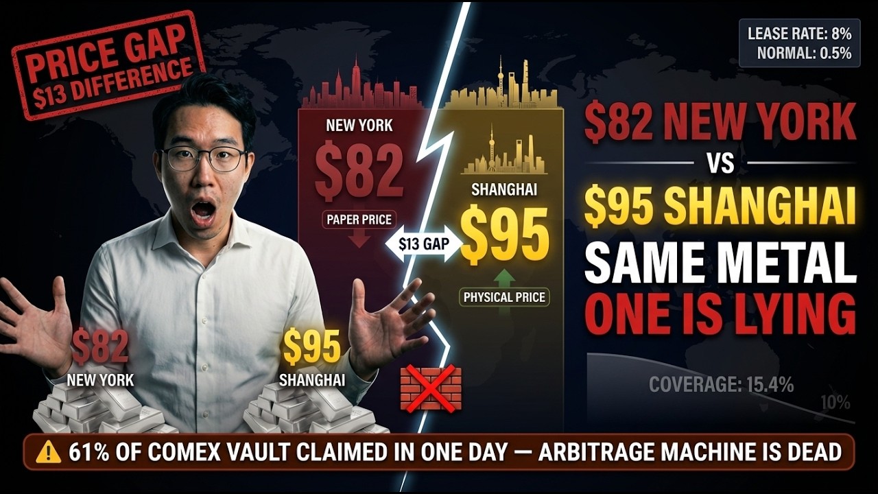 JUST IN: Silver Investors, They Are Hiding A $13 Price Gap Between New York And Shanghai TODAY