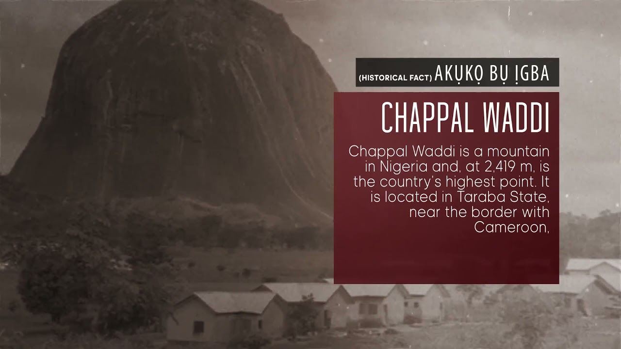 Akuko Bu Igba: Chappal Waddi