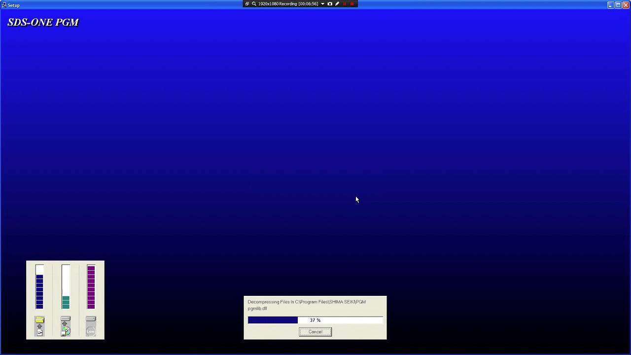 Cài đặt Shima Seiki SDS ONE A56 trên windows XP SP3 2021