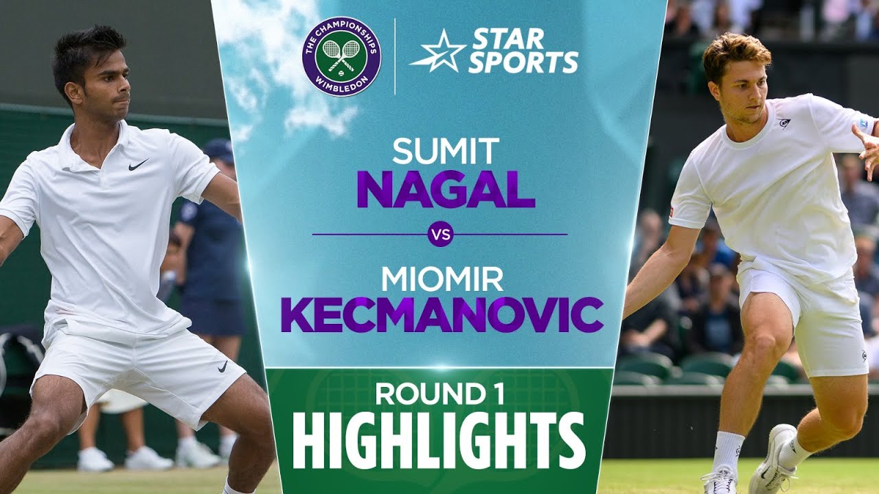 Indian Seed Sumit Nagal v Miomir Kecmanović | Round 1 Highlights | #WimbledonOnStar