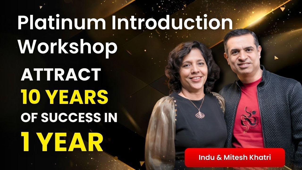How to Attract 10 years success in 1 Year? Introduction to Platinum Membership | Mitesh Khatri