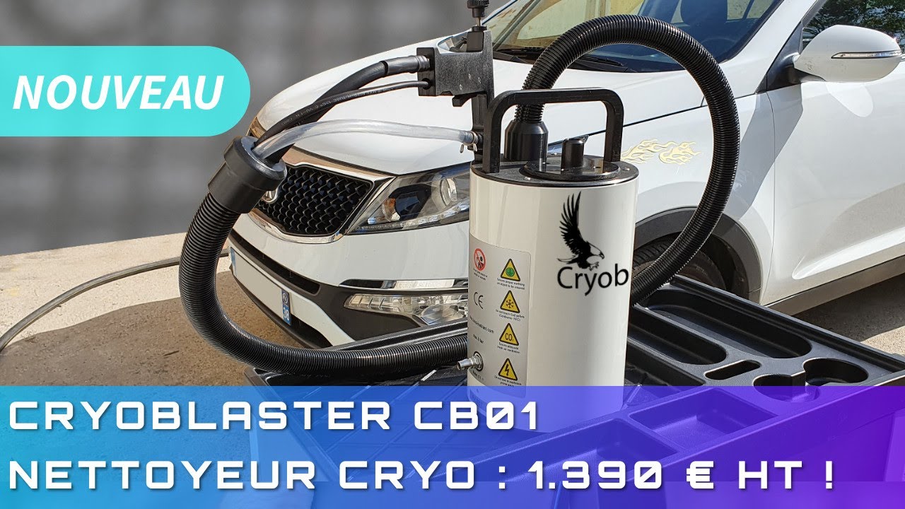 Petite machine de nettoyage cryogénique - Nettoyage cryogénique voiture | Cryoblaster CB01