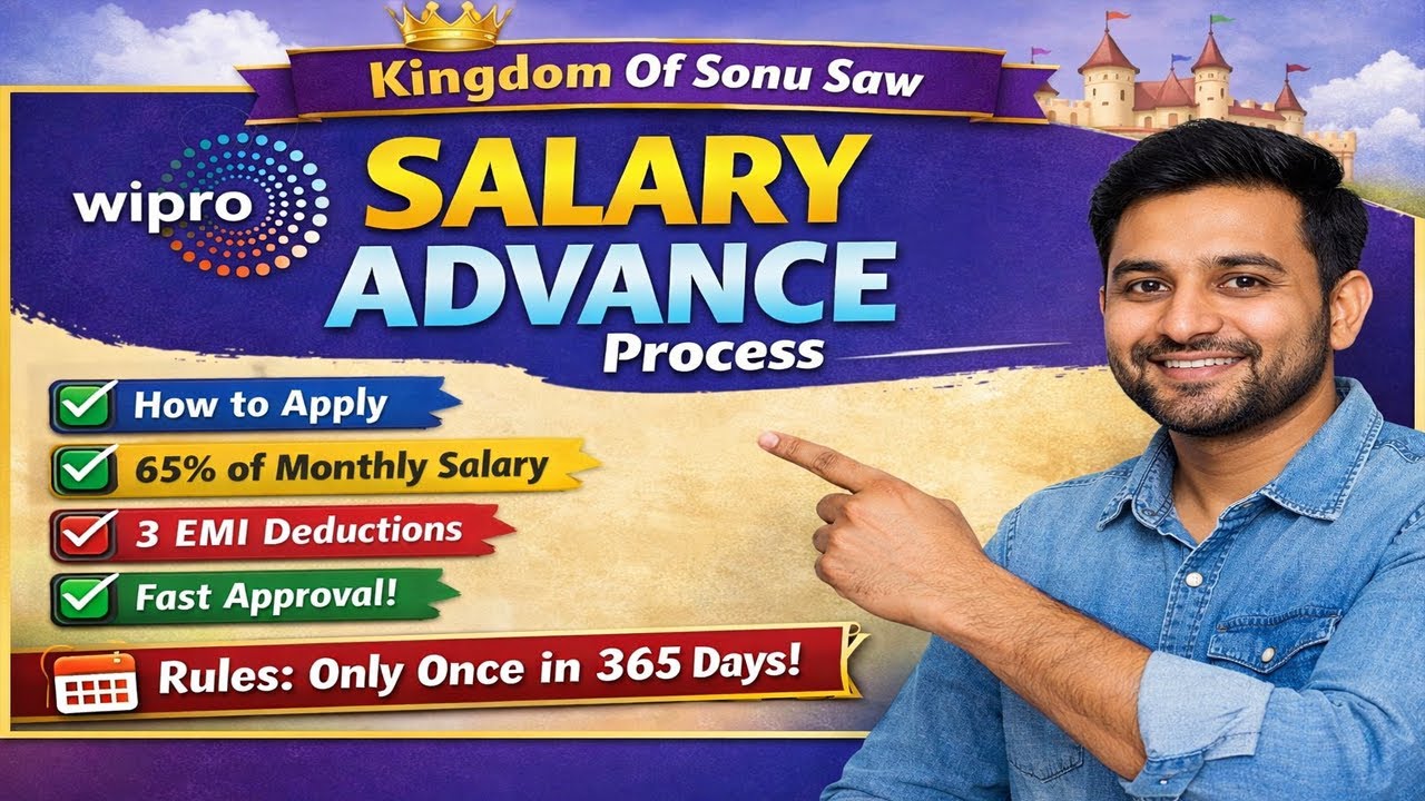 💰 How to Take Salary Advance in Wipro 🏢 | Full Process & Rules Explained 🔍 | @sawsonu123