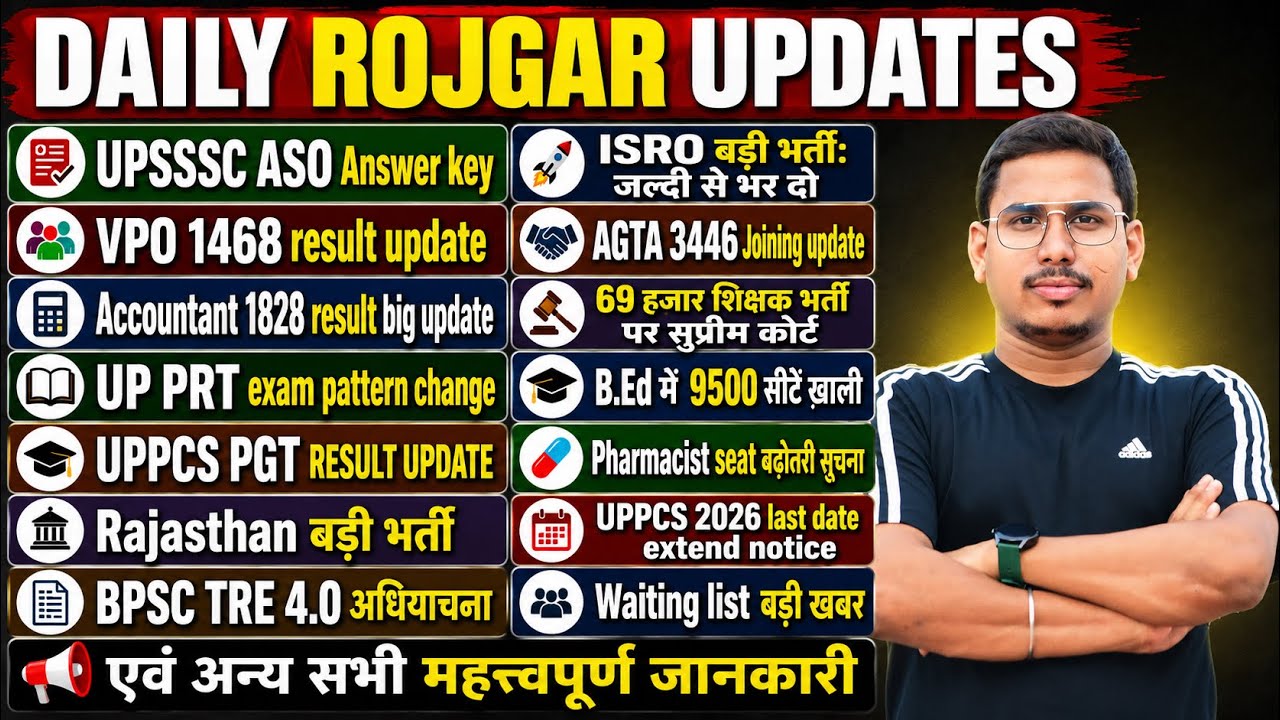 UPSSSC latest update | VPO 1468 final result | Accountant 1828 result | AGTA 3446 joining| UPPCS PGT