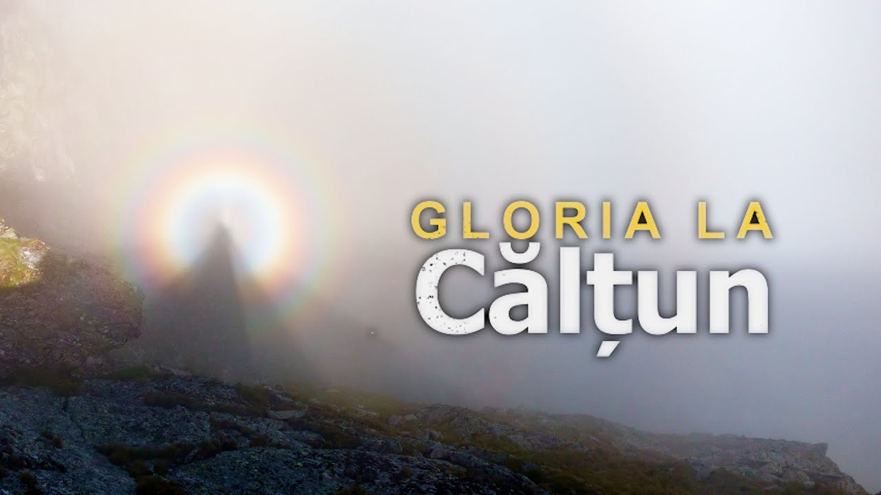 Am prins fenomenul Gloria (Spectrul Broken) pe Varful Caltun din Muntii Fagaras