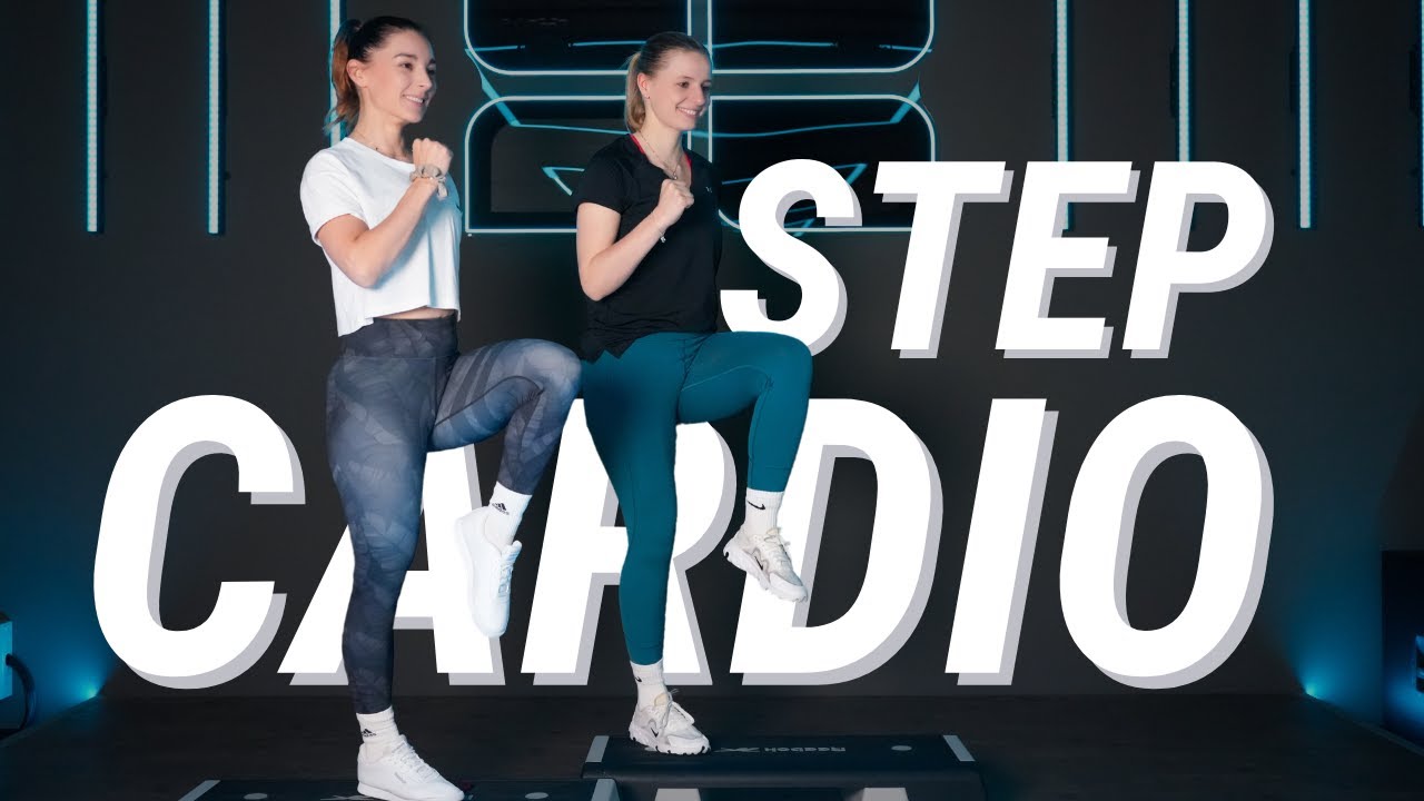 Step Cardio - keine Choreo - einfach mitmachen - mit Theresa und mir :) 125 bpm @FibisAdventures
