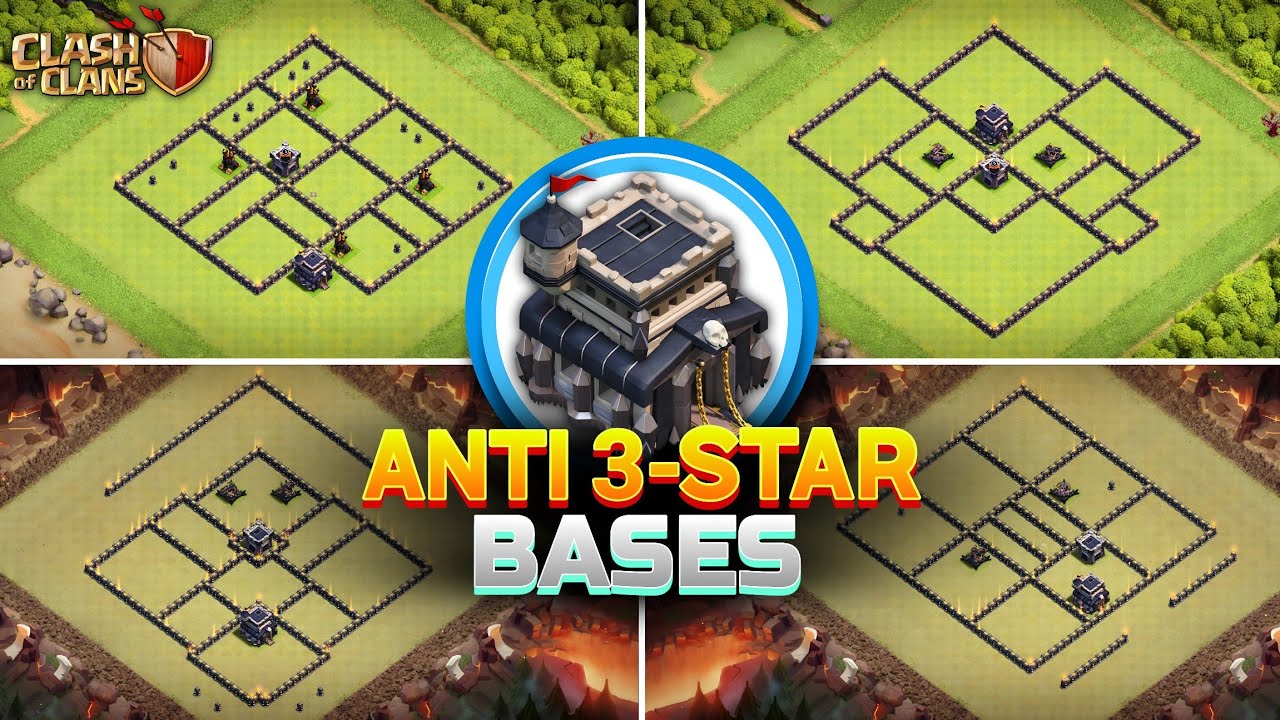TOP 6! Town Hall 9 War and Trophy Pushing Base | Th9 Anti 3-Star Base Layout's! Clash of Clans