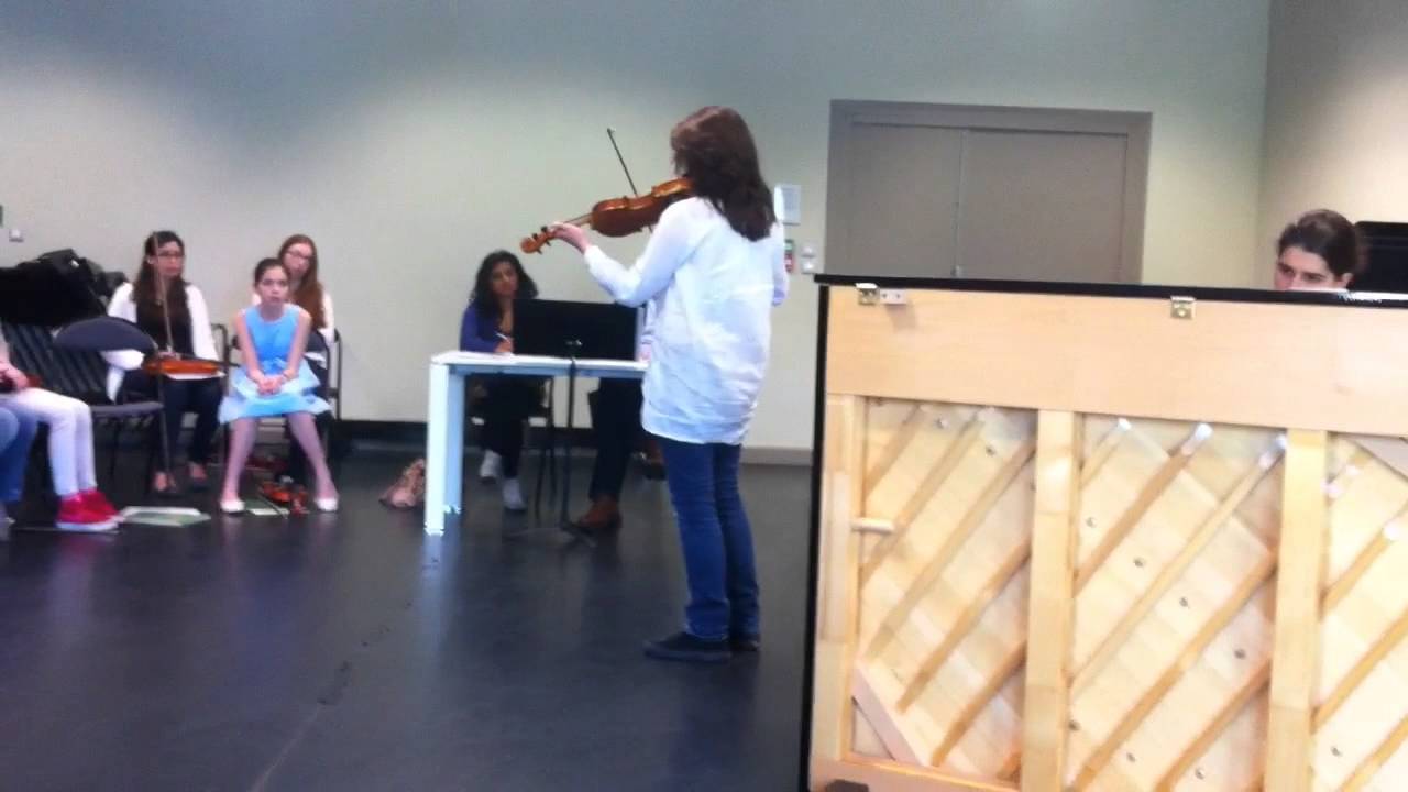 Mon examen de violon (passage au 2ème cycle)