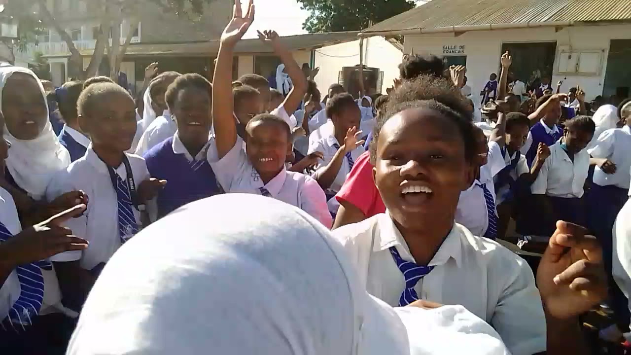 Attending weekend rally at St. John's Girls Secondary School, Giriama in Kaloleni Kilifi County.