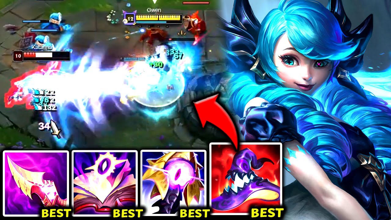 GWEN TOP CAN NOW 1V9 WITH YOUR EYES 100% CLOSED (HIGH W/R) - S14 Gwen TOP Gameplay Guide