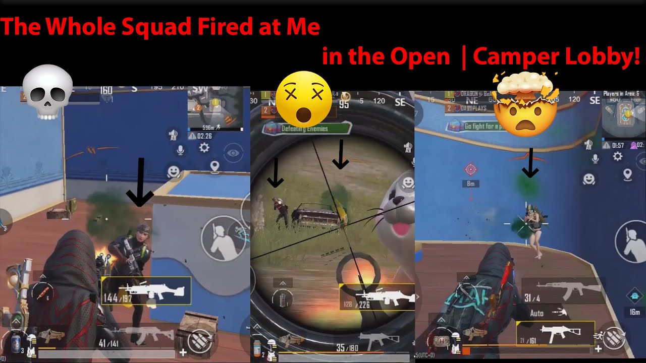 The Whole Squad Fired at Me in the Open 😱  Camper Lobby