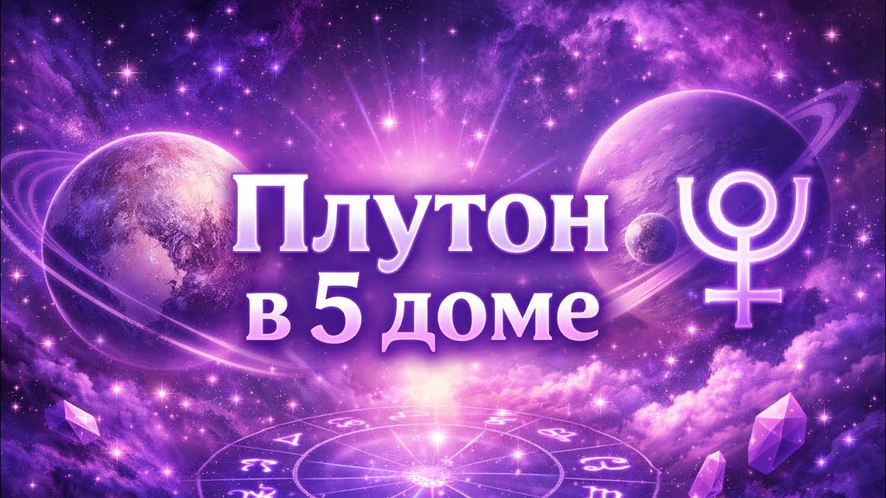 Плутон в 5 доме в моей натальной карте - мой опыт | Pluto in 5 House