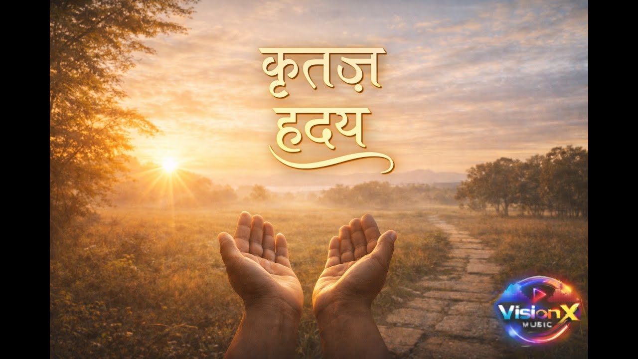 कृतज्ञ हृदय | peaceful gospel devotional prayer | gratitude song | visionxmusic