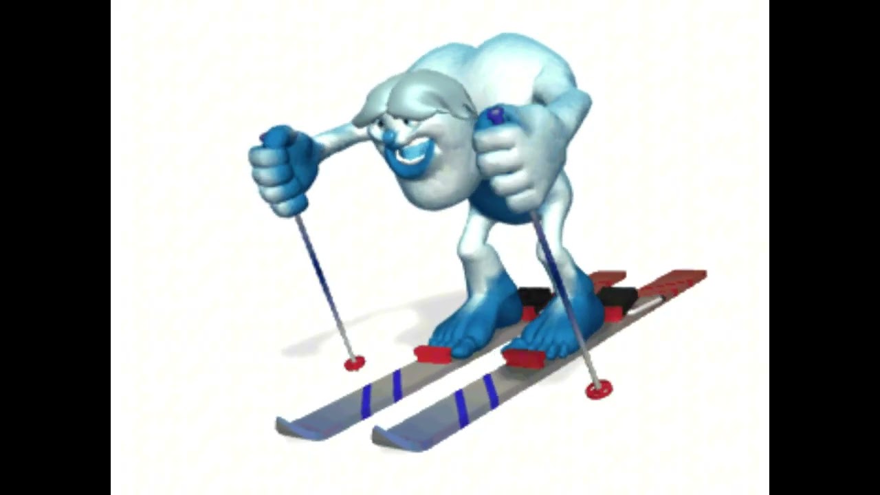 yeti skiing to super mario 64 ost