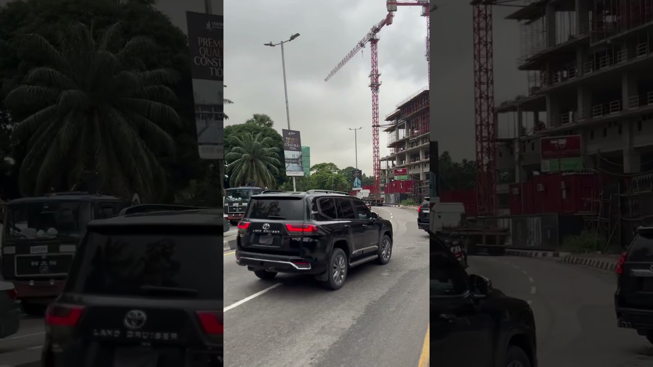 I was randomly filming this convoy then this happened 🤯